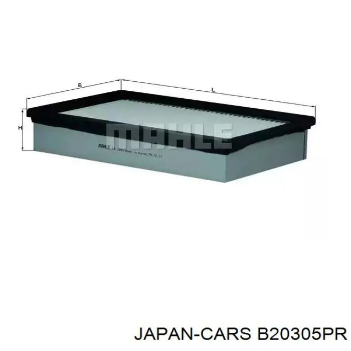 Элемент воздушного фильтра Japan Cars B20305PR цена, от 8.76 USD