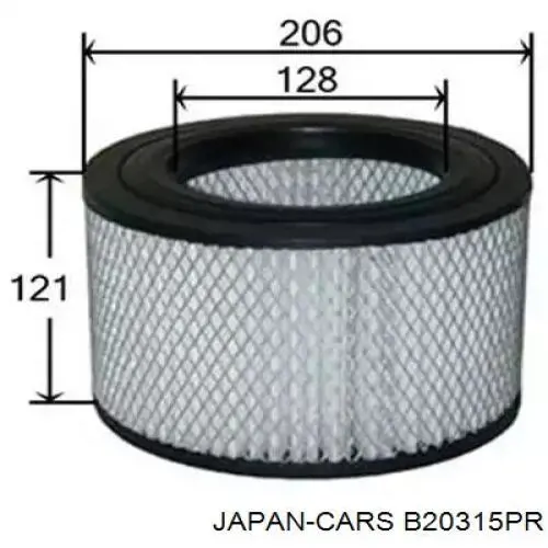 Filtro de aire B20315PR Japan Cars