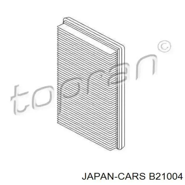 Воздушный фильтр B21004 Japan Cars