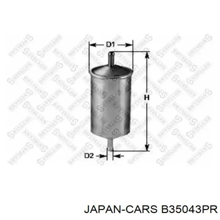 Топливный фильтр B35043PR Japan Cars