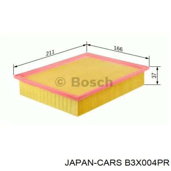 Купить B3X004PR Japan Cars Фильтр-отстойник топлива грубой очистки