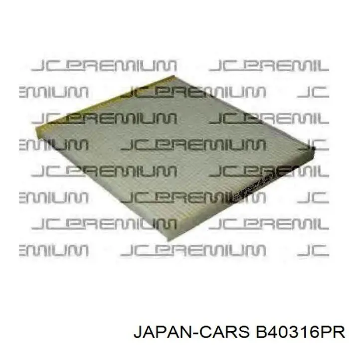 Фильтр салона JAPAN CARS B40316PR