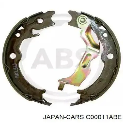 Тормозные колодки стояночного тормоза Japan Cars C00011ABE цена, от 21.96 USD