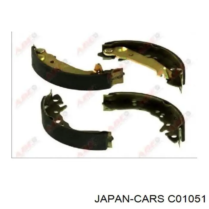 Тормоза рабочие задние ножные и тормозные барабаны Japan Cars C01051 цена, от 16.52 USD