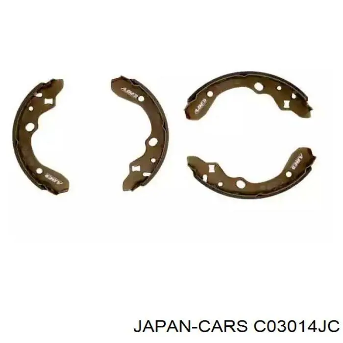 Задние барабанные колодки C03014JC Japan Cars