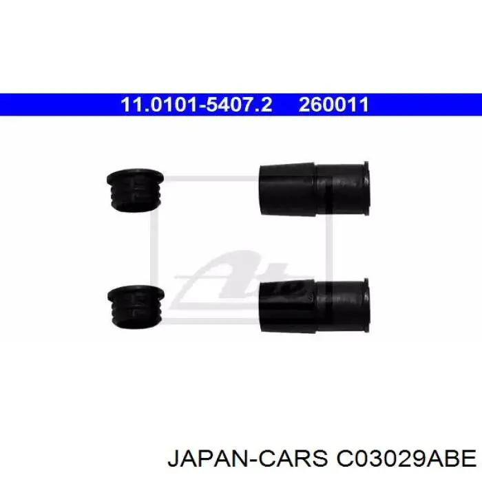 Задние барабанные колодки C03029ABE Japan Cars