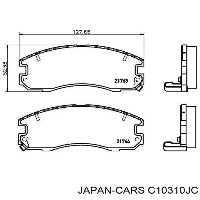 Купить C10310JC Japan Cars Колодки тормозные