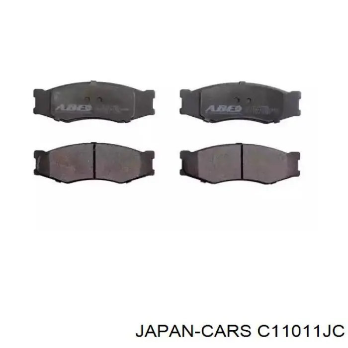 C11011JC Japan Cars колодки тормозные передние дисковые