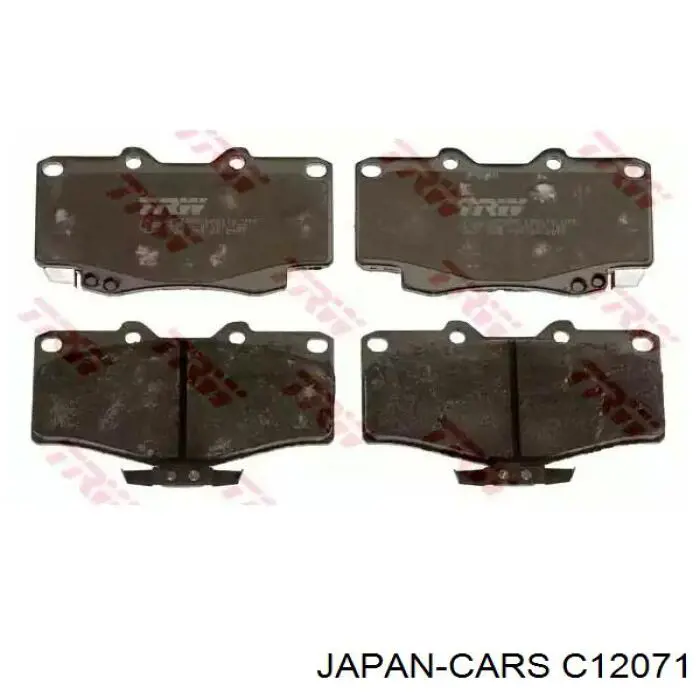 C12071 Japan Cars передние тормозные колодки