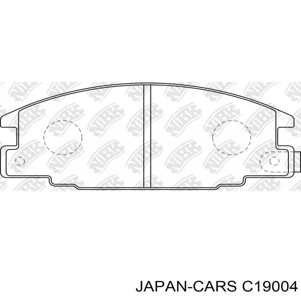 C19004 Japan Cars Колодки передние