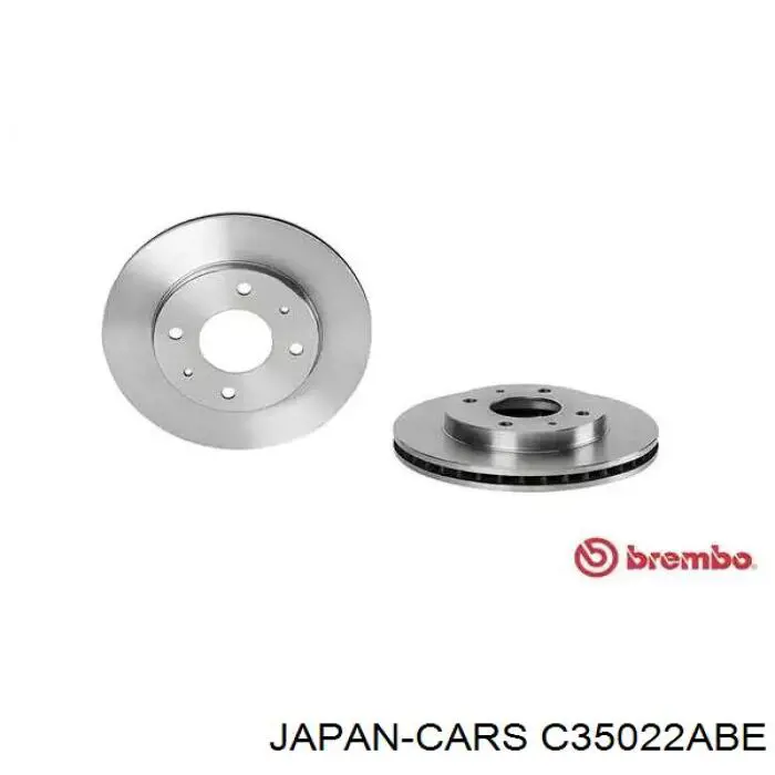 C35022ABE Japan Cars Диск тормозной передний