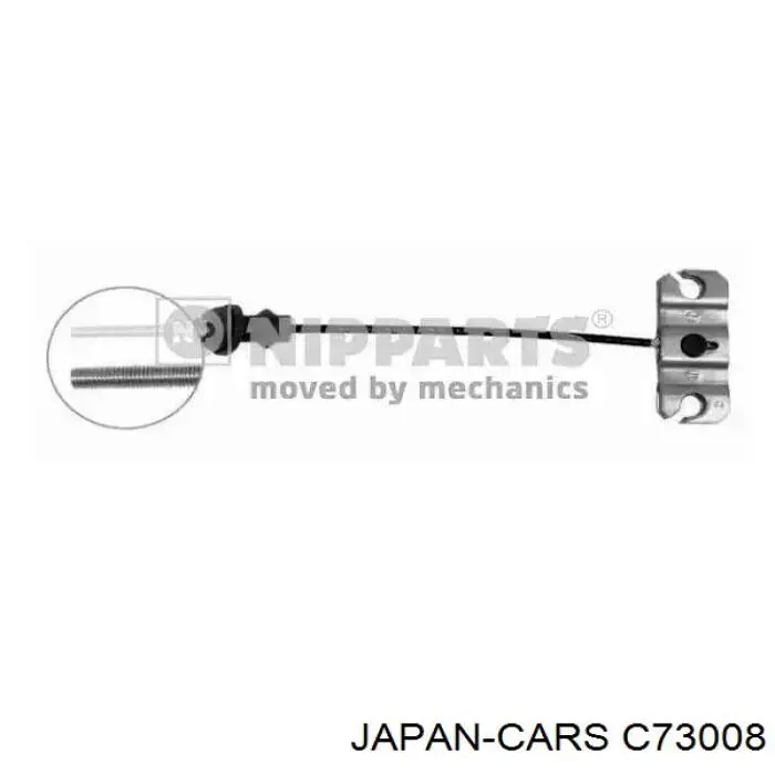 Купить C73008 Japan Cars Трос стояночного тормоза задний левый