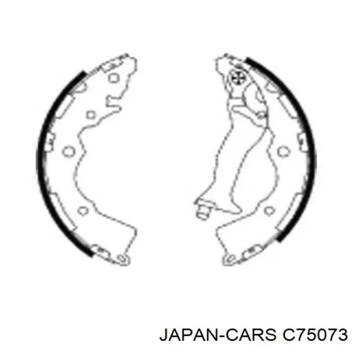 Трос ручника C75073 Japan Cars