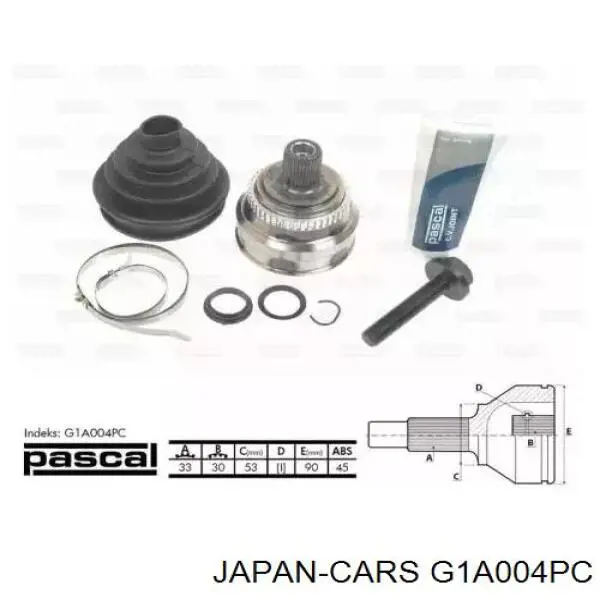 ШРУС наружный передний G1A004PC Japan Cars