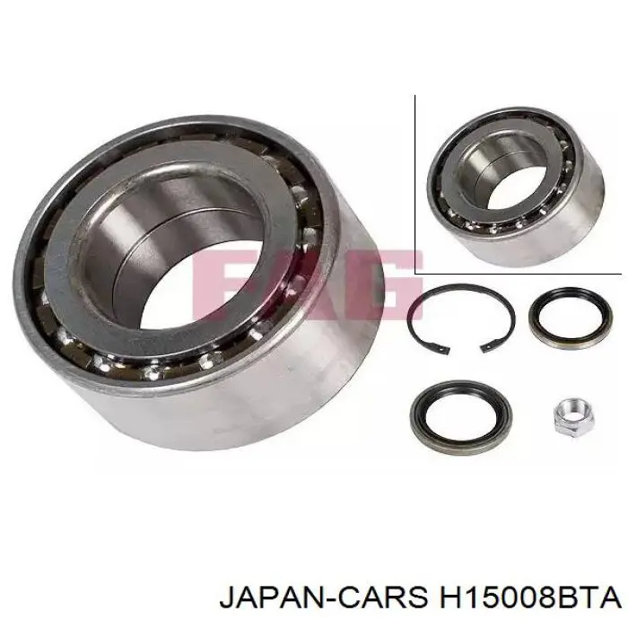 H15008BTA Japan Cars Подшипник ступицы передней