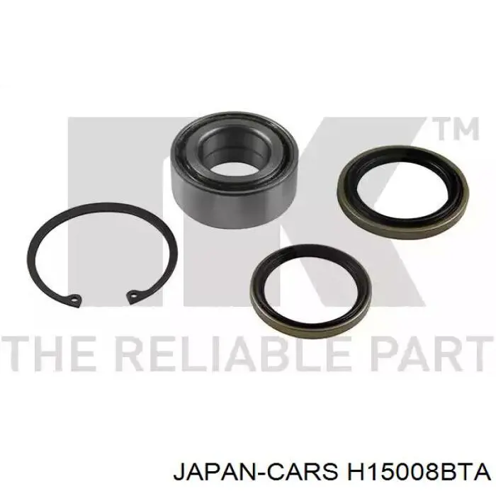 Комплект подшипника ступицы колеса Japan Cars H15008BTA цена, от 15.26 USD