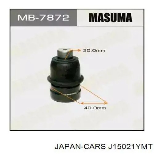 Шаровая опора, нижняя Japan Cars J15021YMT цена, от 12.02 USD