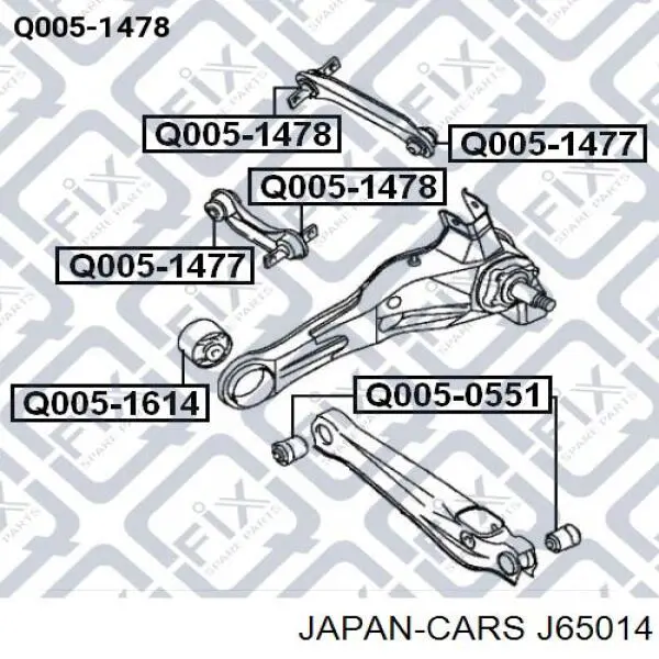 Купить J65014 Japan Cars Солдатик стабилизатора, заднего