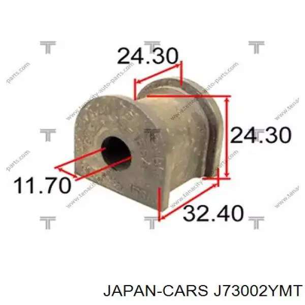 Втулка стабилизатора переднего G03034156 Mazda
