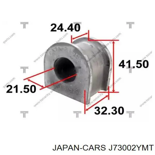 Купить J73002YMT Japan Cars Втулки переднего стабилизатора