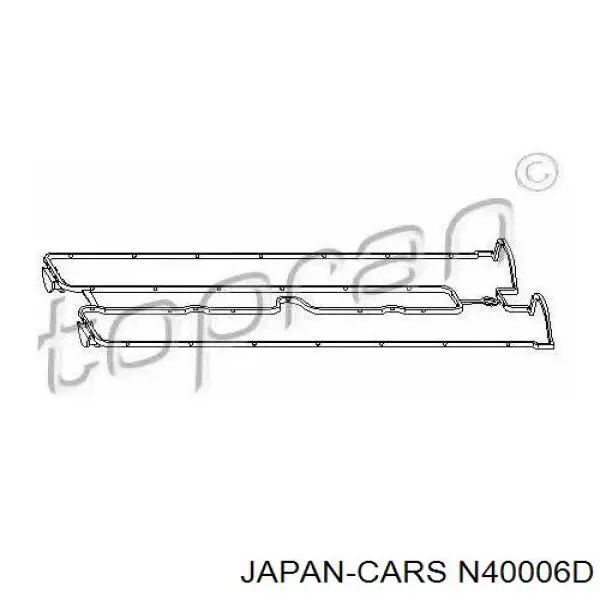 Прокладка клапанной крышки N40006D Japan Cars