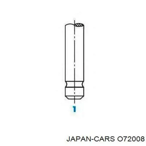 1371111011 Toyota впускной клапан