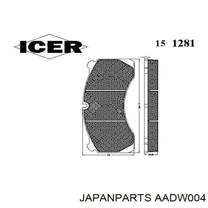 Распределительный вал двигателя Japan Parts AADW004 цена, от 59.60 USD
