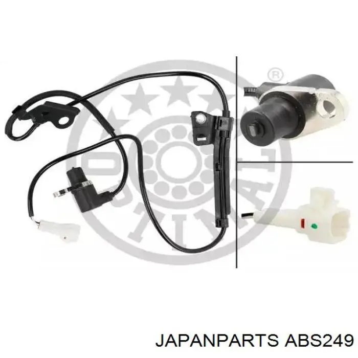 ABS249 Japan Parts Датчик АБС (ABS) задний, правый