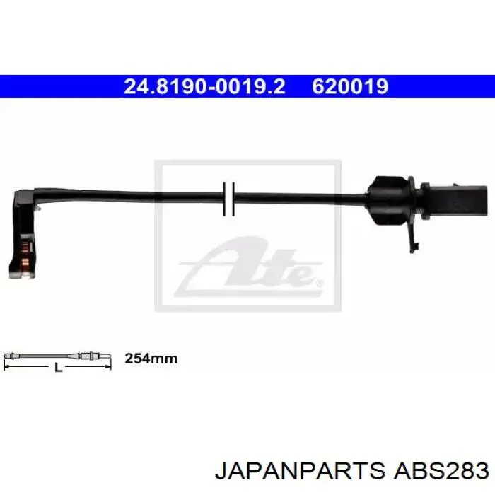 Sensor ABS dianteiro direito para Toyota Camry (V40)