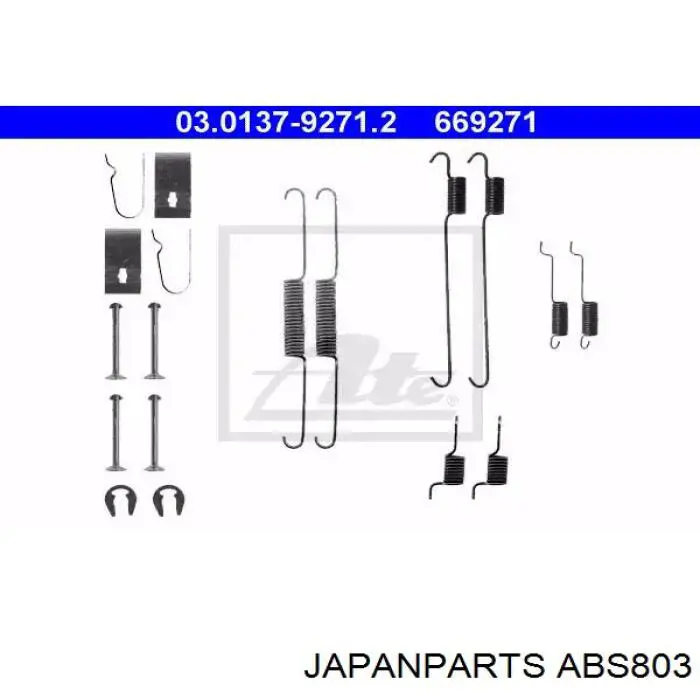 Купить ABS803 Japan Parts Датчик антиблокировочной системы торможения