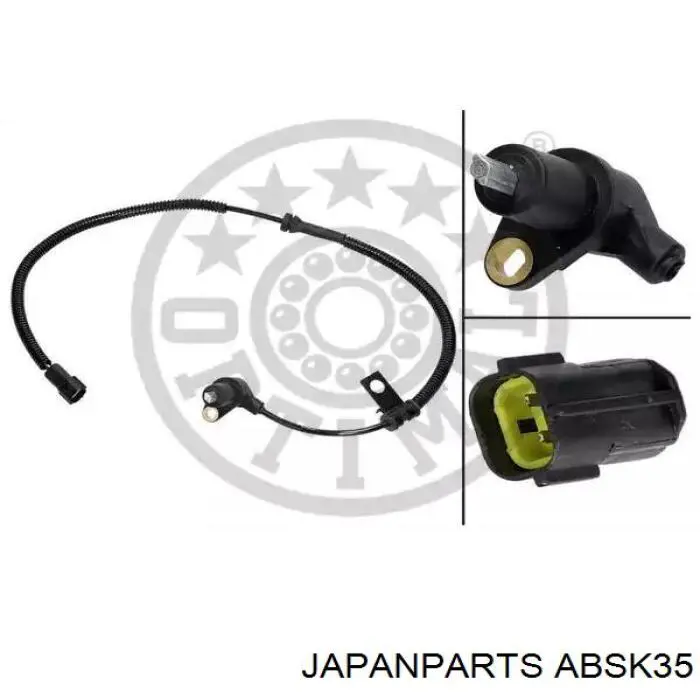 ABSK35 Japan Parts датчик абс (abs передний правый)