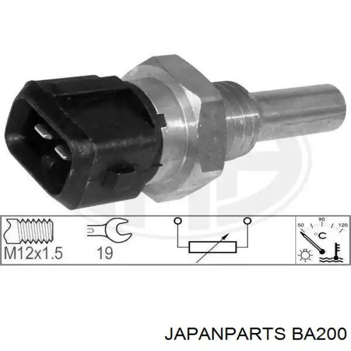Датчик температуры охлаждающей жидкости BA200 Japan Parts