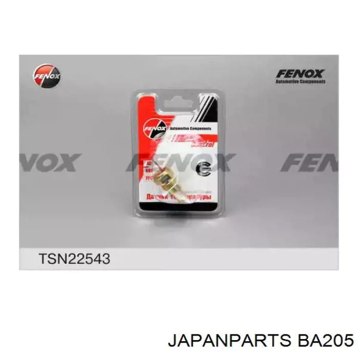 Датчик температуры жидкости Japan Parts BA205