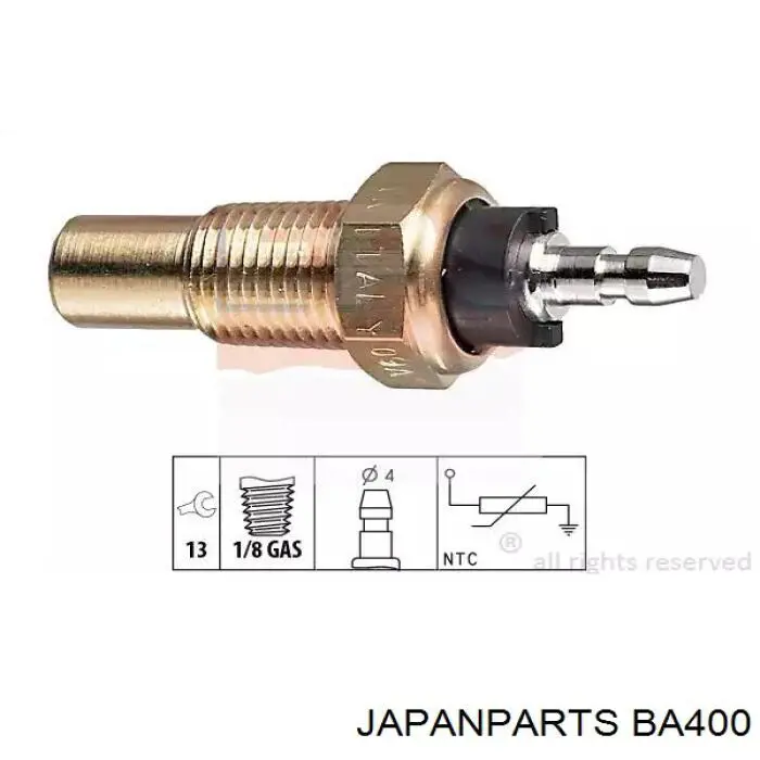 BA-400 Japan Parts датчик температуры охлаждающей жидкости