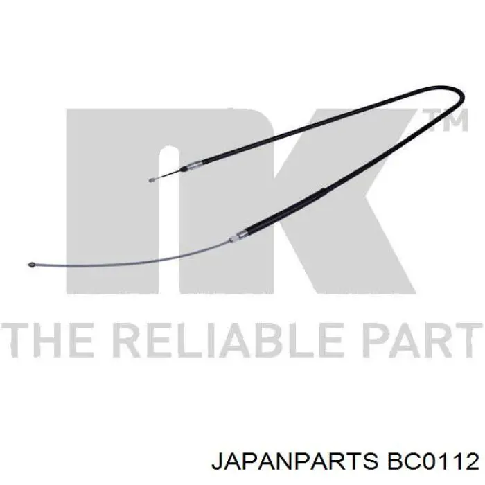 Купить BC0112 Japan Parts Трос стояночного тормоза задний левый