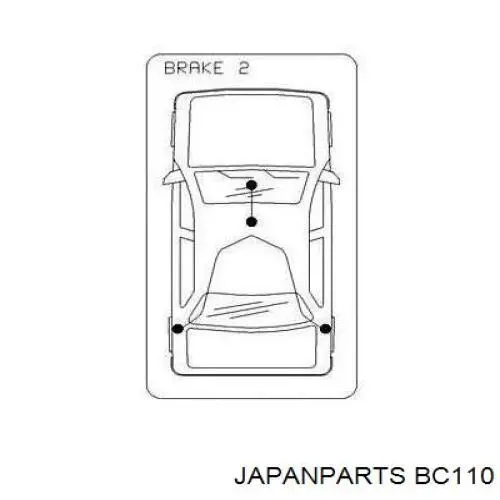 Трос ручника BC110 Japan Parts