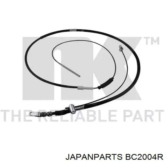 Трос стояночного тормоза задний правый Japan Parts BC2004R цена, от 17.64 USD
