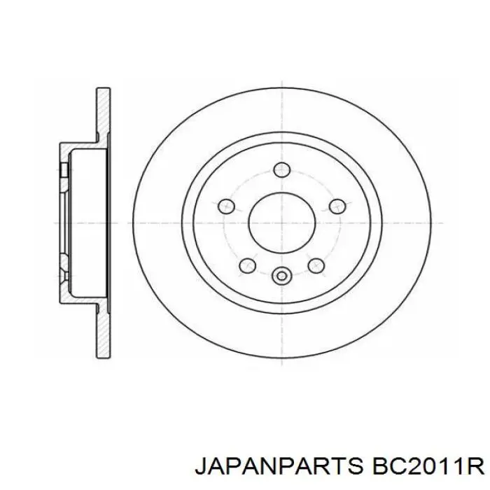 Купить BC2011R Japan Parts Тормоз стояночный