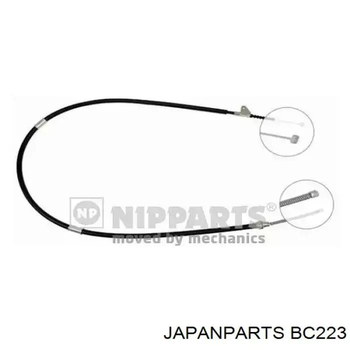 Трос ручника задний правый Japan Parts BC223
