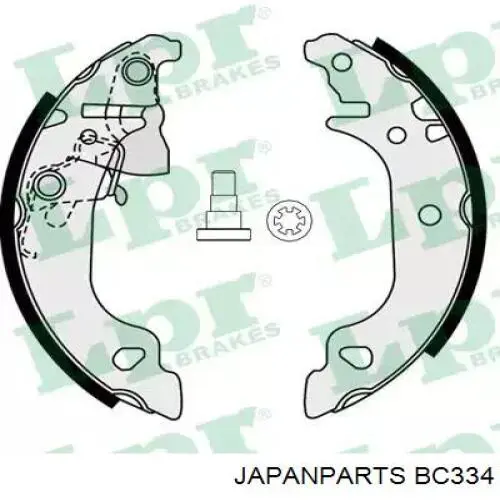 Задний трос ручника Japan Parts BC334 цена, от 30.24 USD