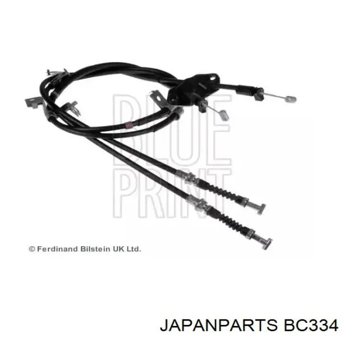 Трос ручного тормоза задний, правый/левый Japan Parts BC334