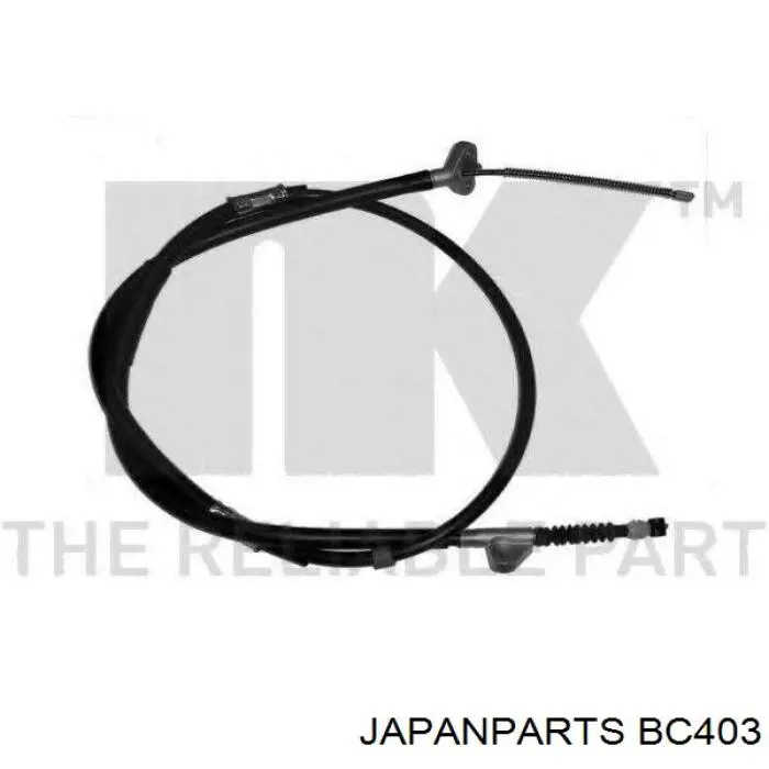 BC-403 Japan Parts трос ручного тормоза задний правый