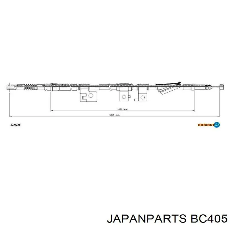 BC405 Japan Parts Трос ручного тормоза