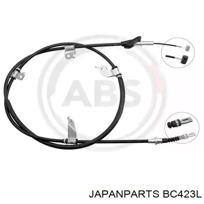 Трос ручника задний Japan Parts BC423L