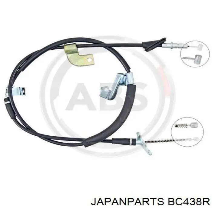 Задний правый трос ручника BC438R Japan Parts