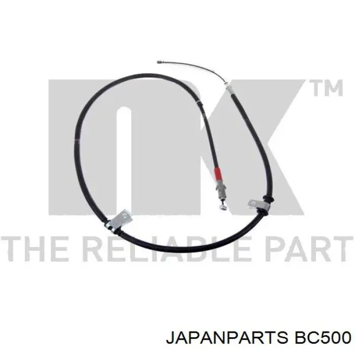 Трос ручного тормоза задний правый Japan Parts BC500