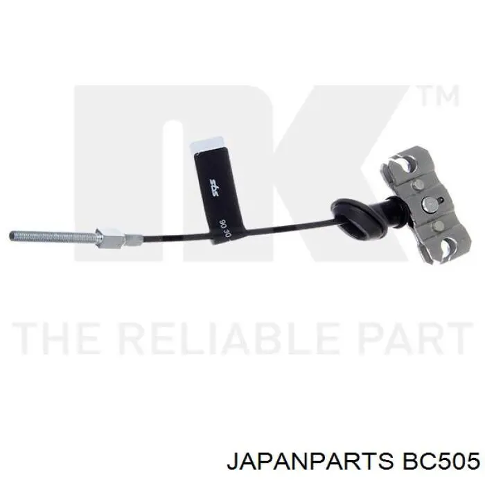BC505 Japan Parts трос ручного тормоза передний
