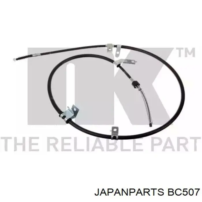 BC507 Japan Parts Трос ручного тормоза задний, правый