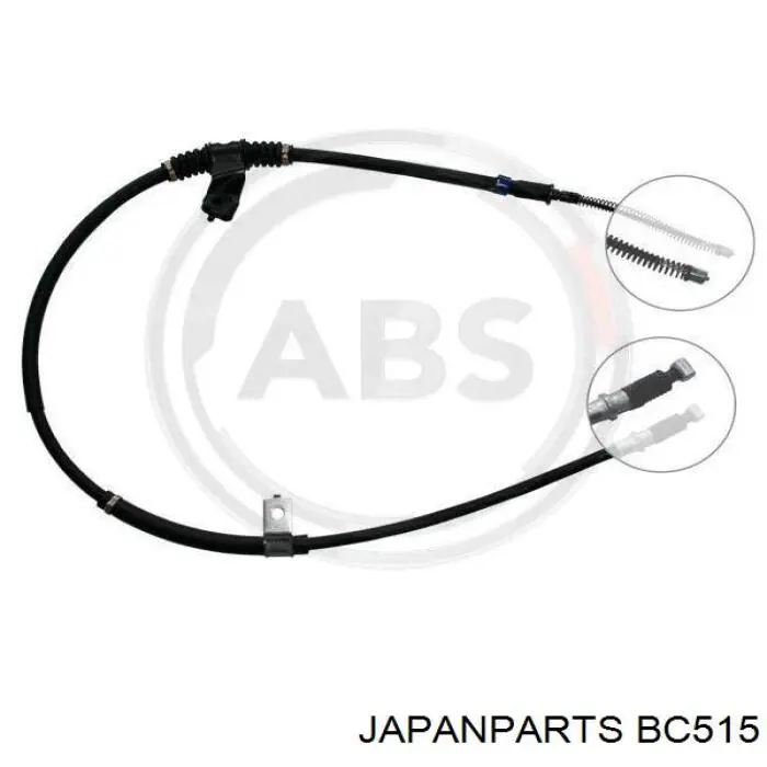 Трос ручника задний Japan Parts BC515