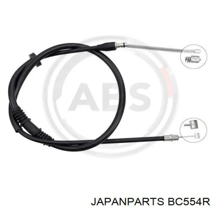 Задний правый трос ручника BC554R Japan Parts